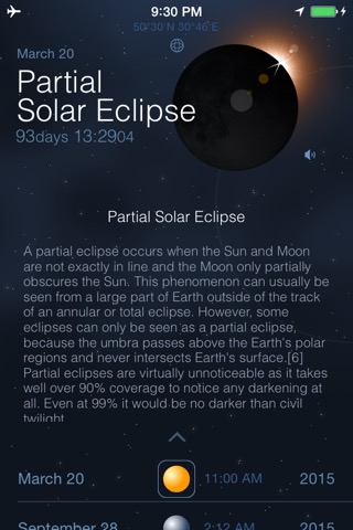 Solar and Lunar Eclipses - Full and Partial Eclipse Calendarのおすすめ画像2