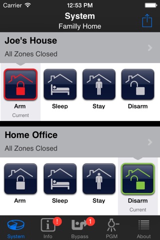 iParadox – Alarm System Control screenshot 2