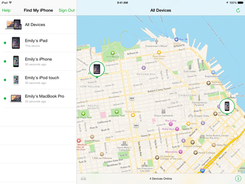 Find My iPhone iPad screenshot 1 - Utilities app