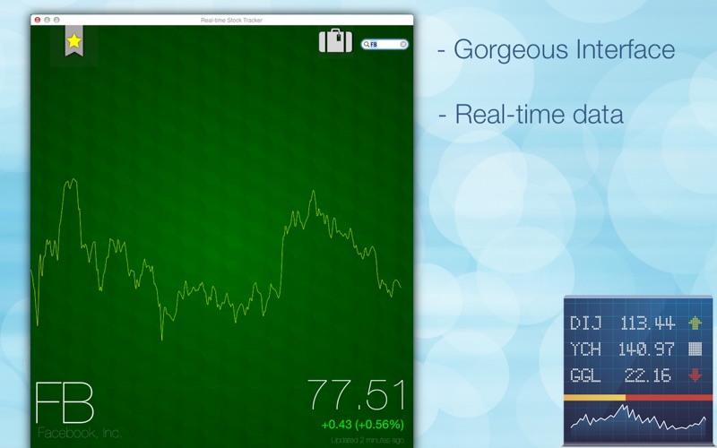 Real-time Stock Tracker - stocks &amp; news thumbnail 1