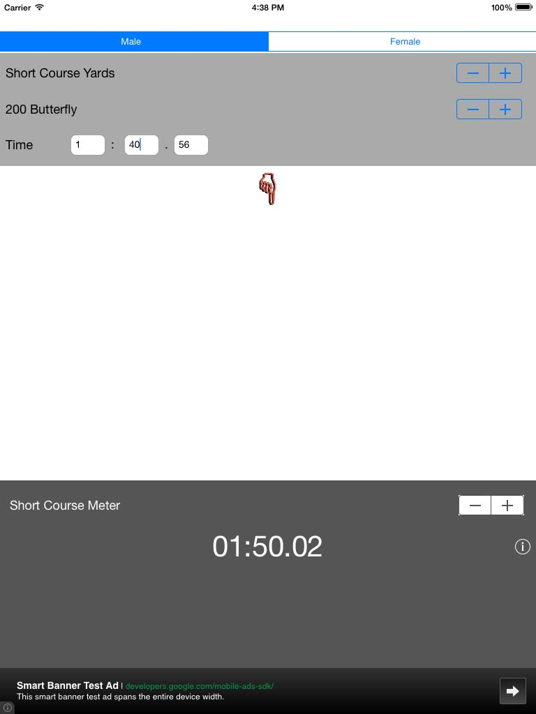 Swim Lap Time Converter