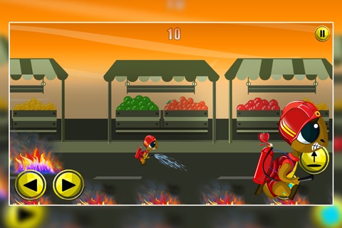 Emergency Inferno Turtle : The Firefighter Saving the Market Place - Gold screenshot 2