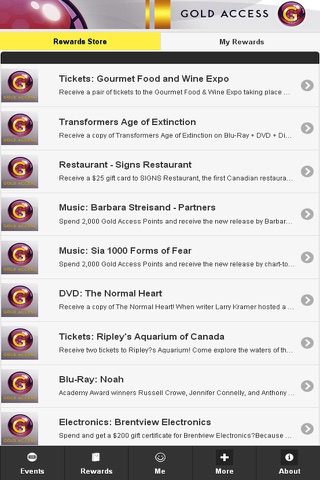Gold Access Rewards 2015 screenshot 4