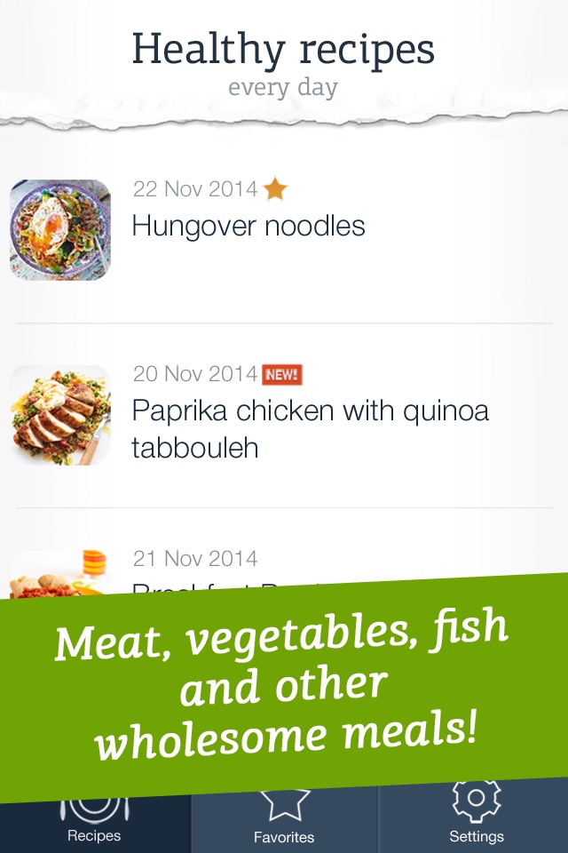 Healthy Recipes - quick and easy meals for a well-balanced diet screenshot 2