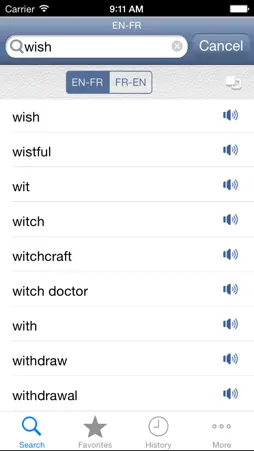 French<>English Dictionary screenshot 2