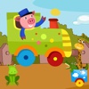 Funny Kids Game with many educational tasks and crazy animals