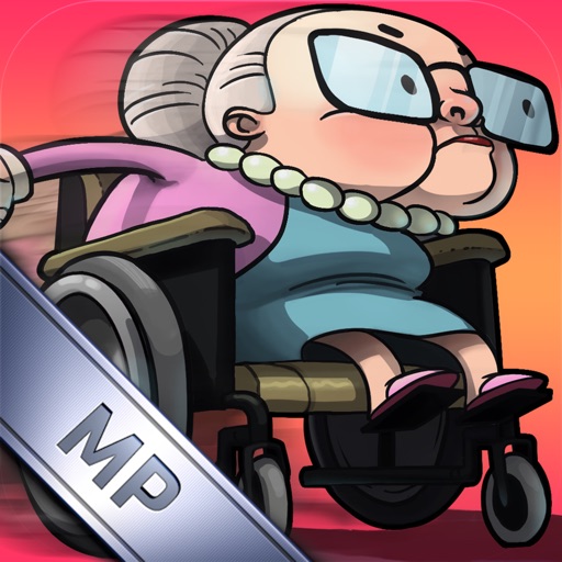 Getaway Granny - Multiplayer Angry Racing Gran Skateboard Run Edition icon