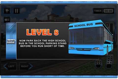 3Dハイスクールバスシミュレータ - バスドライバーと狂気の運転＆駐車シミュレーションアドベンチャーゲームのおすすめ画像4