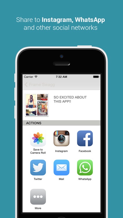 Frame Swagg Pro - Photo collage maker to stitch pic for Instagram screenshot-3