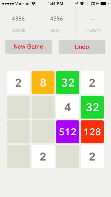 2048 Infinity: Undo + Auto Game Save