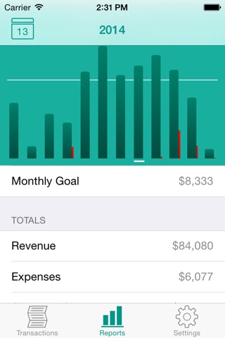 Bottom Line - Income Tracker screenshot 2