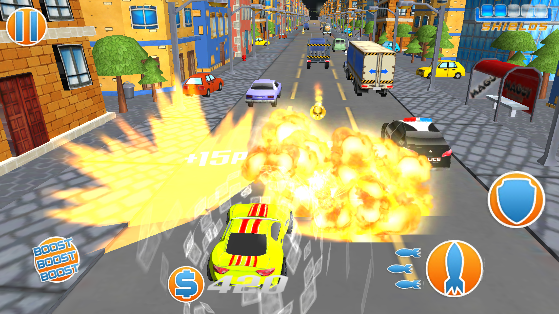 Happy Wheels Demolition Derby Racing screenshot 3