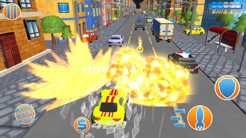 Happy Wheels Demolition Derby Racing screenshot 3