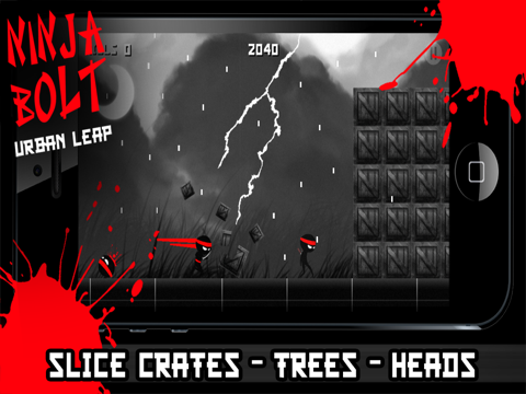 ` Ninja Bolt Urban Leap - Sprint, Slice, Dice, Run & Jump! iPad screenshot