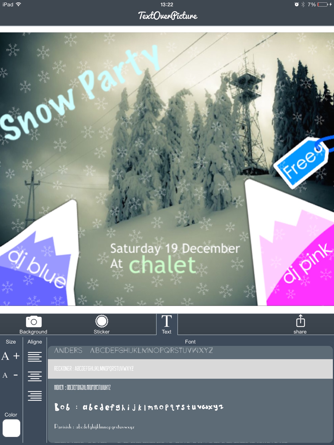Screenshot 8 of Text Over Picture