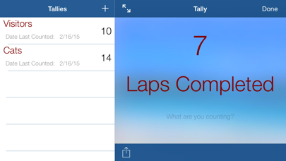 Swipe Counting screenshot