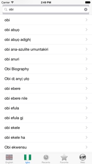 English Igbo best dictionary thesaurus - Bekee Igbo kasị mma(圖5)-速報App