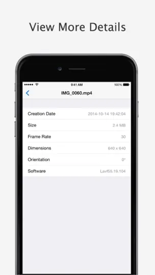 Capture d'écran de Video+Rotate & Flip FREE - For IPhone, IPod Touch And IPad sur iPhone 3