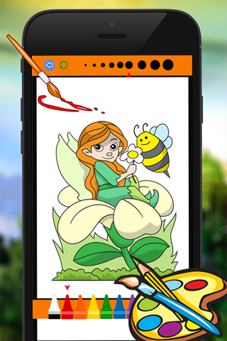Fairy tales Coloring Book for Kid Games screenshot 4