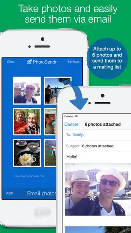 Game screenshot PhotoSendr: send photos via email to a mailing list mod apk