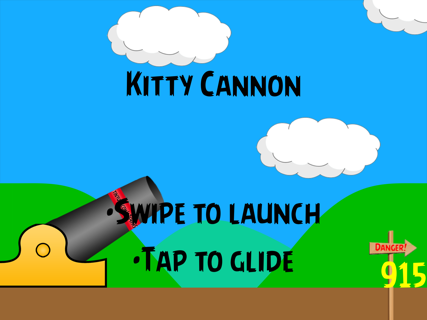 Kitty Cannon - Fun, quick, and simple game to shoot the cat flying through the air screenshot 5