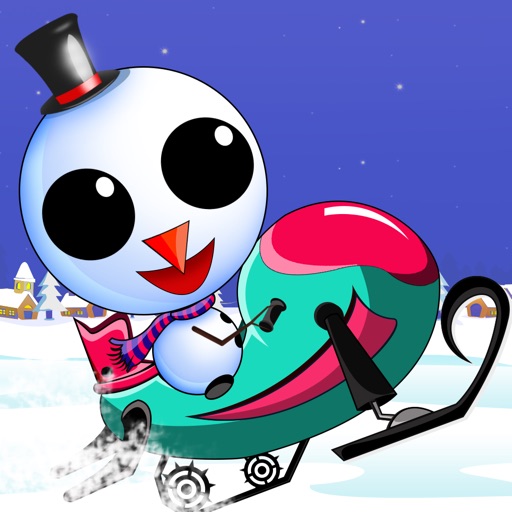 Iceberg the Cute Snow Man : The Fun Free Winter Race Game - Gold Edition iOS App