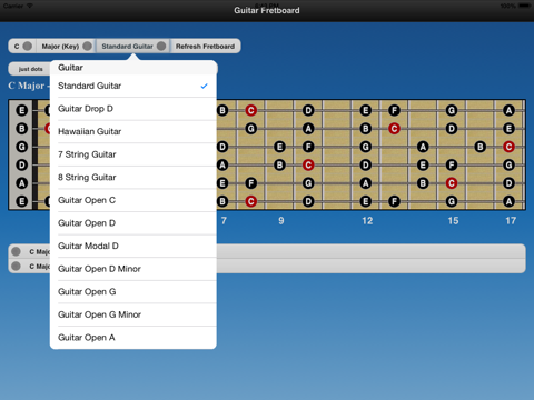 Guitar Chords n Scales iPad screenshot 5 - Music app