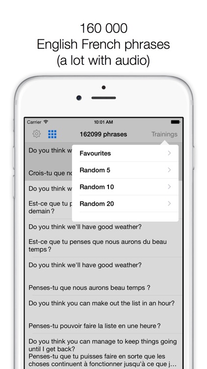 Phrases ENGLISH-FRENCH