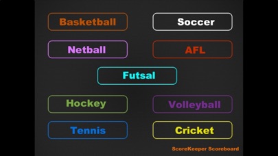 Screenshot #2 pour ScoreKeeper Scoreboard - iPhone