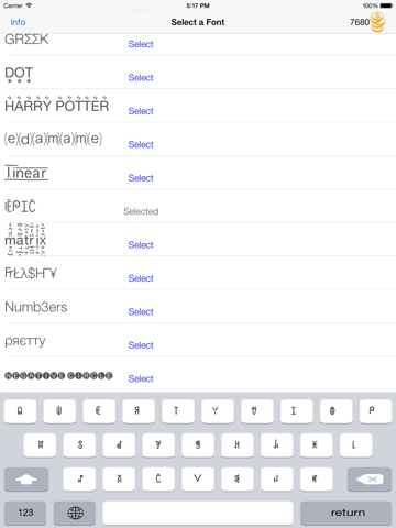 Screenshot #4 pour Keyboard Fonts