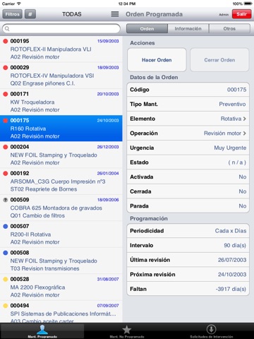 LINX GMAO screenshot 2