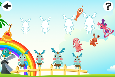 A Fantasy Monsters’ World: Sort By Size Game to Play and Learn for Children screenshot 2