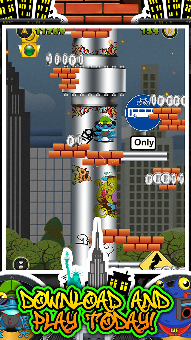 Hip Hop Frog Jump Game FREE