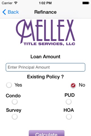 Mellex Title Services screenshot 2