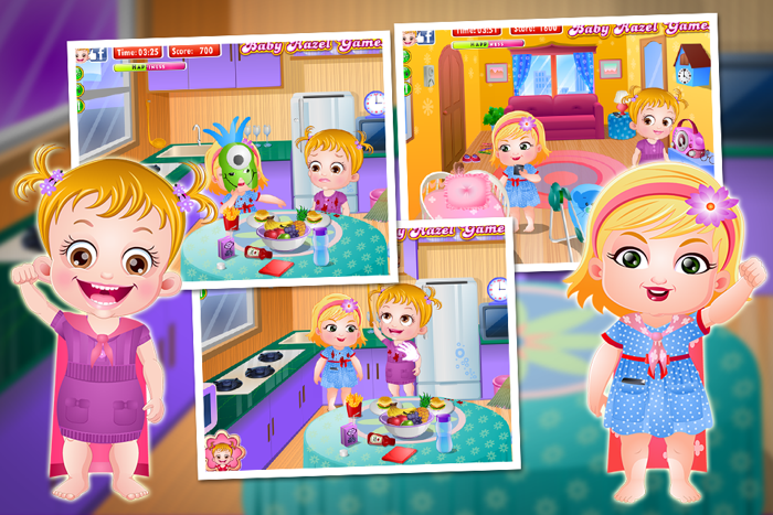 Baby Hazel Mischief Time