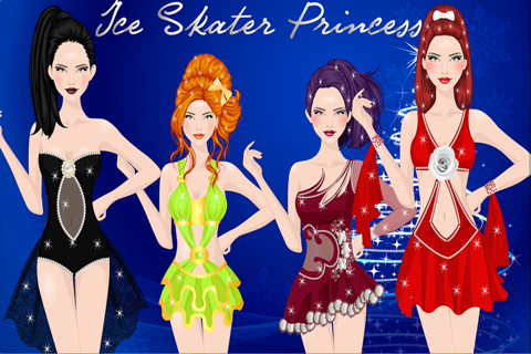 Ice Skater Princess Make Up And Dress Up Game screenshot 4