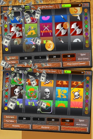 Ace Spartan Big Casino - Roulette & Blackjack Slot Wars Pro screenshot 2