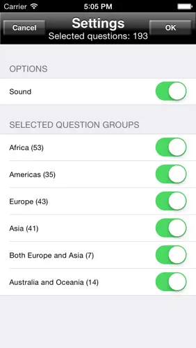 Country Maps Quiz screenshot 5