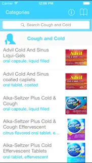 otc assistant - over the counter drugs by symptom, brand name, or ingredient iphone screenshot 1