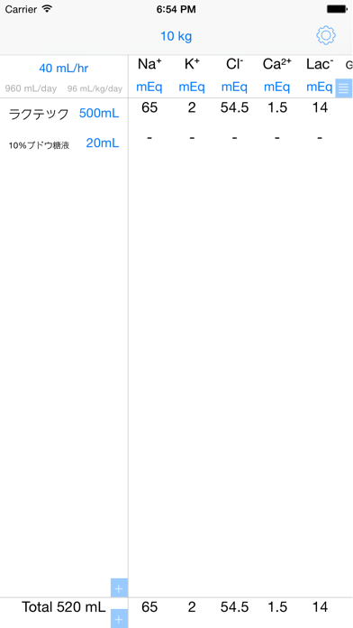 Screenshot #1 pour Infusion Table