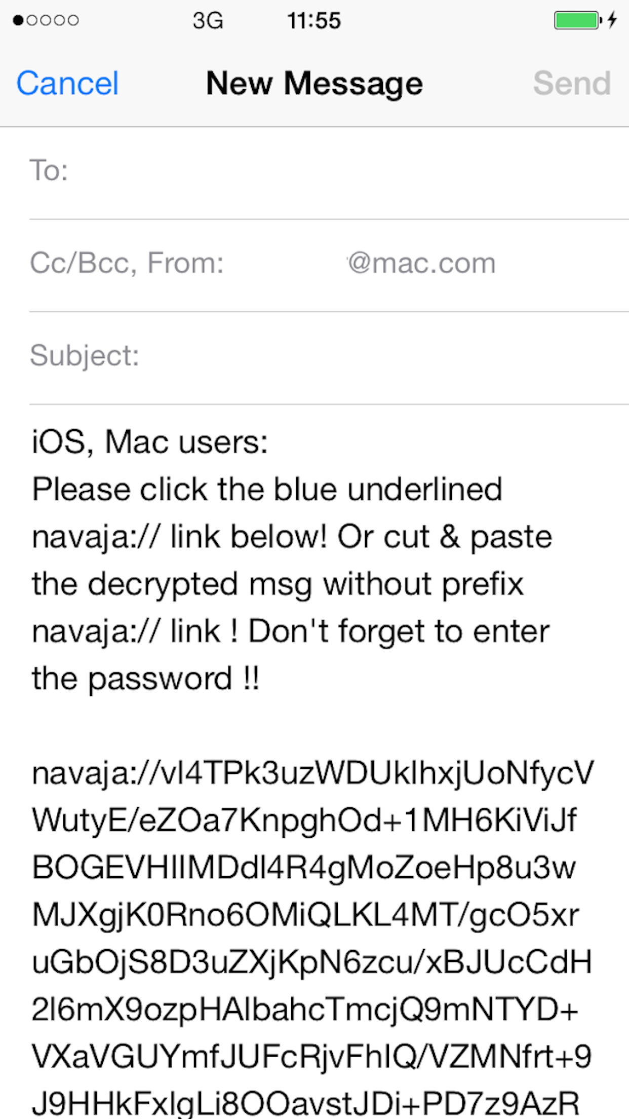 Navaja Secure EMAIL screenshot 5