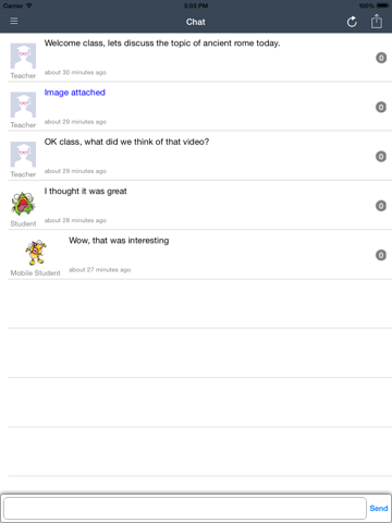 Screenshot #4 pour Backchannel Chat