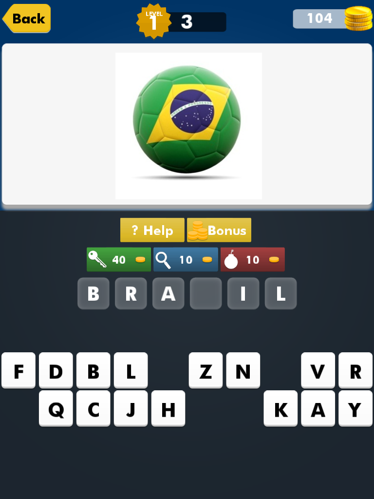 AAA Guess Flag ~  Football Soccer 2K15 Team Quiz Trivia