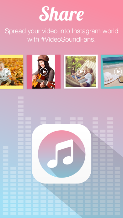 Video Sound Pro for Instagram - Add and Merge 10 Background Musics to Your Recorded Video Clips Screenshot 5