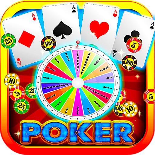 Wheel of Bonus PRO Video Poker Palace - Fortune World Casino Poker Shooter Machine HD Edition iOS App