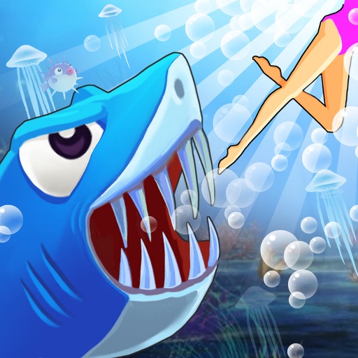 Angry Hungry Shark Icon