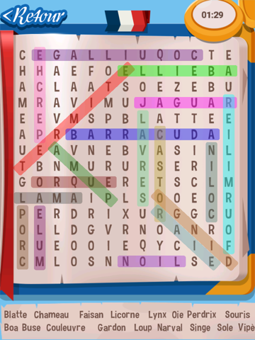 Screenshot #4 pour Mots Mêlés Word Search Puzzle Real