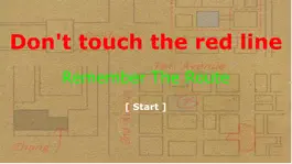 Game screenshot Don't touch red line-Avoid red line, Remember the route apk