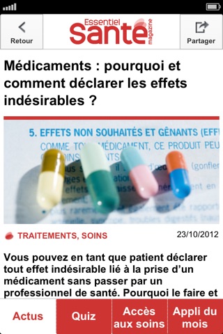 Essentiel Santé Magazine screenshot 2