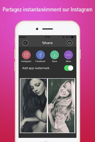 PhotoGrid-Magic Photo Collage and Pic Frame Stitch for Instagram FREE screenshot 4